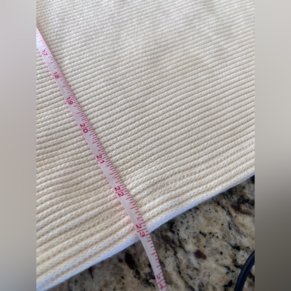 Madewell Cream Ribbed Knit Blouse - Picture 11 of 11